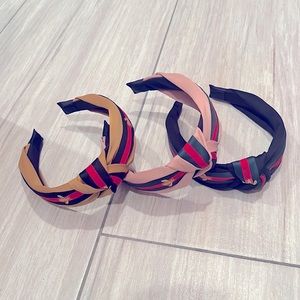 Bee stripe knotted headband - 3 pack